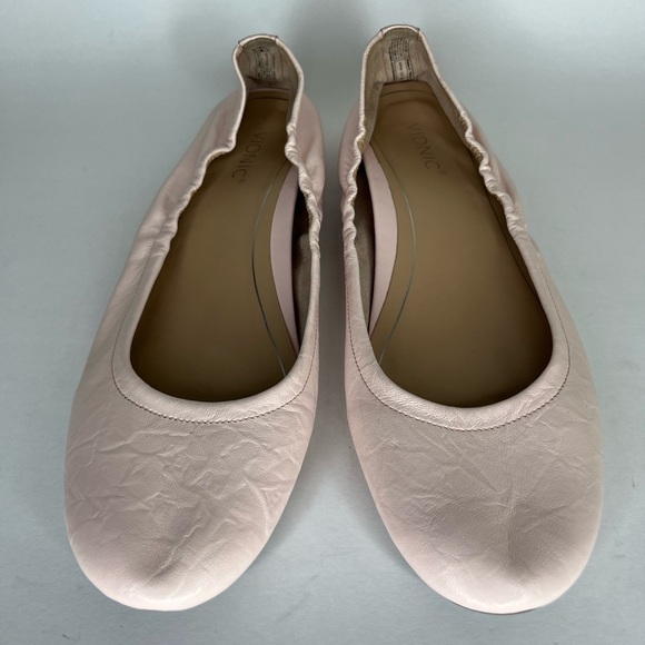 Vionic Alexa Ballet Flats Baby Pink Leather Women Size 41.5 US 9.5 Slip On - Picture 10 of 16